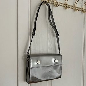 RSVP Paris Metallic Silver Bag